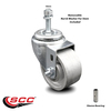 Service Caster 3 Inch Semi Steel Wheel Swivel 10mm Threaded Stem Caster SCC-TS20S314-SSS-M1015